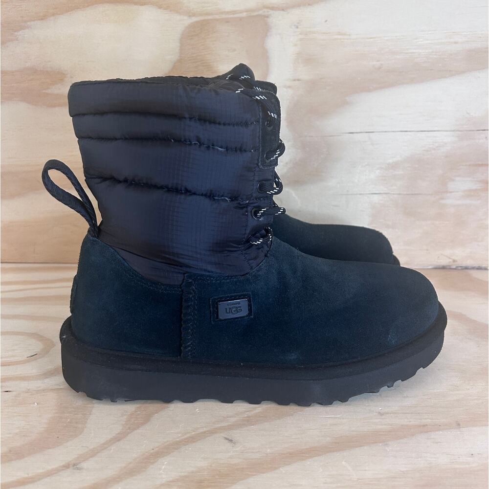UGG - X Stampd Lace-Up - Winter Boots - Black - Women's - 7 - S/N 1119192